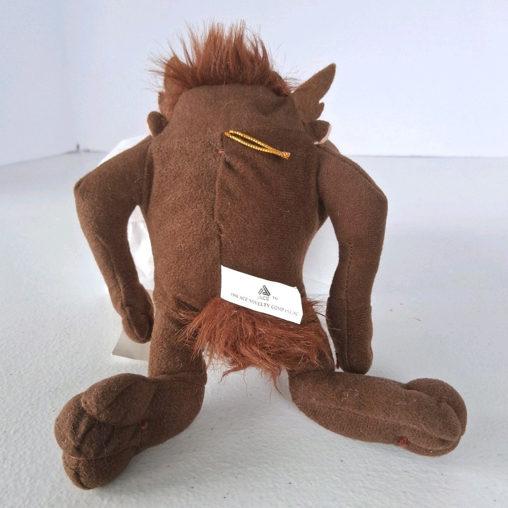 Vintage TAZ Stuffed Plush 1971 & 1995 Mighty & Mini Tasmanian Devil Looney Tunes - Picture 15 of 16